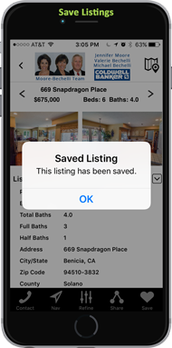 Other Features Save Listing